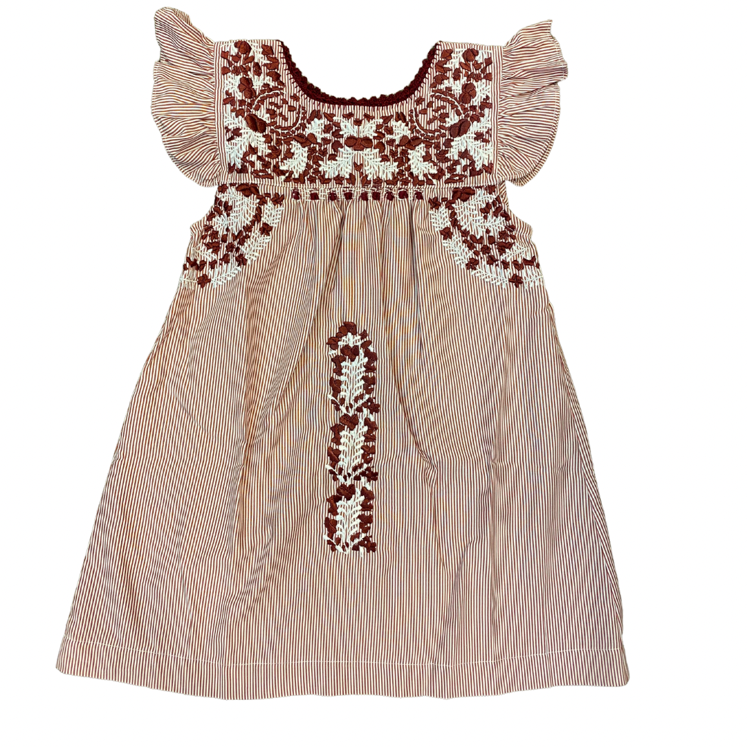 Six Honeybee’s Flutter Sleeve Puebla Dress