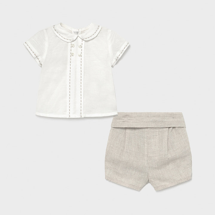 Linen Short Set