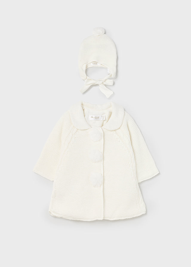 Knitted Coat w/ Hat