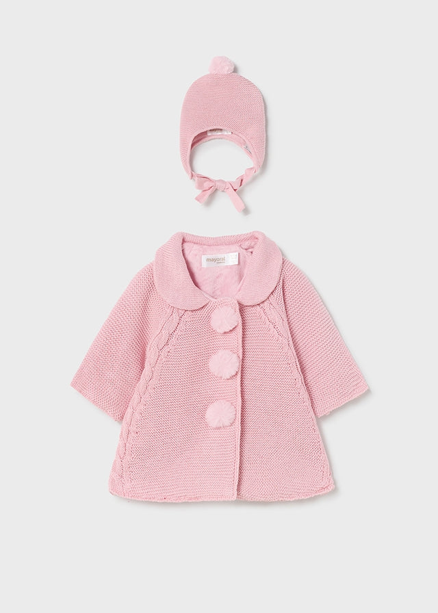 Knitted Coat w/ Hat