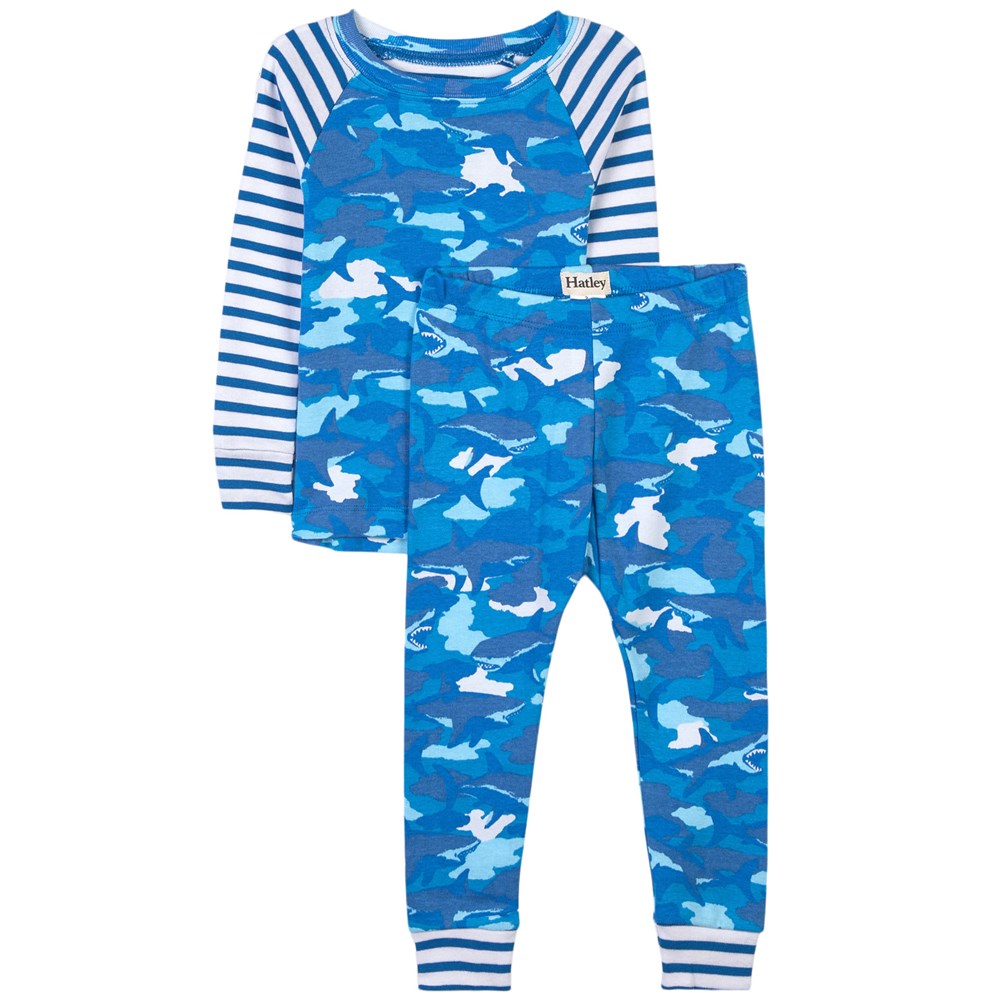 Shark Camo Organic Cotton  Pajama Set