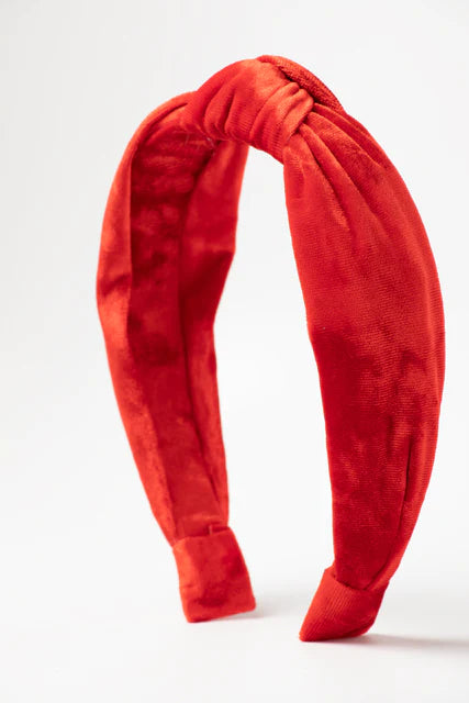 Top Knot Velvet Headband