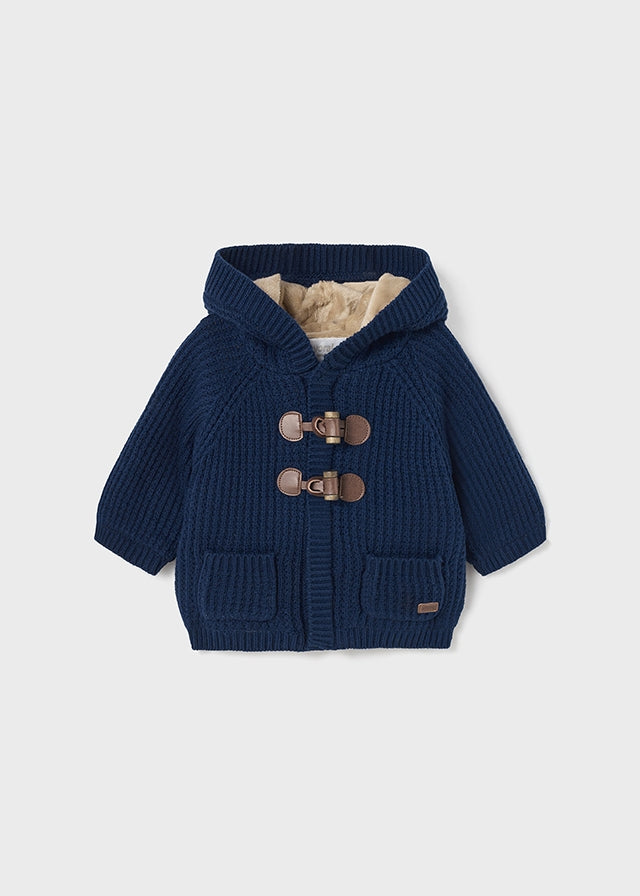 Warp Knit Hooded Jacket